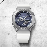 【CASIO 卡西歐】G-SHOCK ITZY 留真配戴款 八角 農家橡樹 閃耀冬季手錶(GM-2100WS-7A)