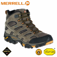 【MERRELL 美國 男 MOAB 2 LTR MID GORE-TEX登山鞋《原石色》】ML18421/健行鞋/登山