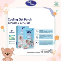 Baby Safe CPG05 / CPG10 Cooling Gel Patch Plester Kompres Sejuk Penurun Demam Anak Bayi Dengan Indik