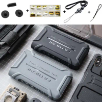 for Sony NW-WM1A WM1A NW-WM1Z WM1Z FATBEAR Rugged Shockproof Armor Protective Case Cover with Dust Plug