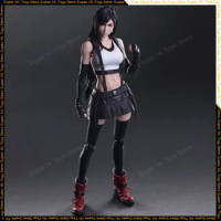 Tifa Play Arts Figure Kai Vii Remake Tifa Lockhart Figure Dress Ver. Sephiroth Cloud Strife Action Figures Model Toy Gift
