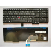 New French Russian Keyboard For Lenovo ThinkPad E531 E540 T540 T550 L560 T560 L540 L570 Without Backlit Black FR RU
