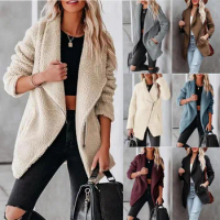 Winter Ladies Fur Coat Faux Fur Jacket Teddy Fur Coat Keep Warm Fashion