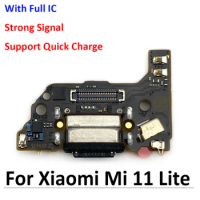 New Charger Board Flex For Xiaomi Mi 11 Mi11 Lite 4G / 5G m2101k9ag USB Port Connector Dock Charging Board Flex Cable