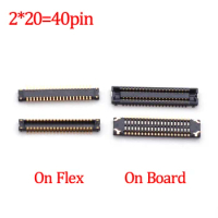 2pcs 40pin LCD Display FPC Connector Port On Motherboard For Huawei Enjoy 7Plus 6/4X/5c/6X/5X/X1/X2/Y7 Prime 2017 Plug On Cable