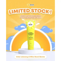 Beeme Honey Sunscreen Lotion With Niacinemaid Spf 50++ SKINCARE SUNBLOCK BAYI Anak-Anak Kulit
