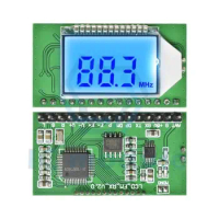 PLL LCD 87-108MHz FM Radio Receiver Module Wireless Microphone Stereo Board Digital Noise Reduction