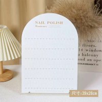 แผ่นชาร์จเปล่าโชว์สีทาเล็บ 102สี แถมเม็ดชาร์จสำหรับทาสีให้ 240ชิ้น (ทรงสีเหลี่ยมเหมือนรูป)  ตั้งได้ 