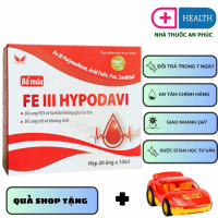 [CHÍNH HÃNG] Siro Bổ máu FE III HYPODAVI, giúp bổ sung sắt, acid folic, vitamin B12
