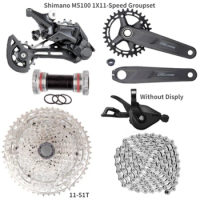 SHIMANO DEORE M5100 Groupset MTB Mountain Bike Groupset 1x11 -Speed 170/175-32T 11-51T Rear Derailleur Shift Lever
