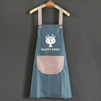 圍裙 圍裙女時尚家用廚房防水防油可愛日系韓版做飯圍腰工作服定制logo