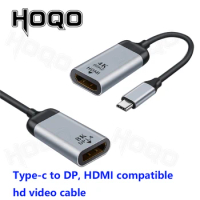 4K USB C to VGA/DP/HD-compatible/Mini DP Cable Type C to HD Adapter for MacBook Pro Samsung S20 4K UHD USB-C