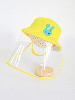 防疫帽子嬰兒寶寶帽防飛沫外出遮陽防曬太陽漁夫盆帽防護罩隔離帽 全館免運