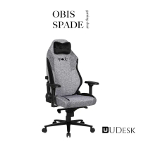 Obis Spade Gaming Chair - Kursi Gaming - Fabric Grey, Regular / Q