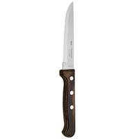 《Vega》Picanha三鉚接牛排刀(棕23.5cm) | 西餐刀 餐刀 鐵板刀