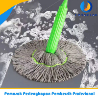 FAJARLAH【Harga Pabrik 】Alat Dehidrasi 1 Detik  Pel Putar Otomatis Pel Lantai Putar Twist Mop Mikrofi