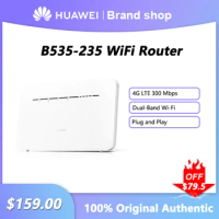 Original HUAWEI B535-235 WiFi Router 4G LTE 300Mbps Dual Band Gigabit Wireless Signal Amplifier Repeater With SIM Card Slot