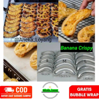Cetakan Loyang Kue Pisang Banana Cake/Banana Crispy Alumunium