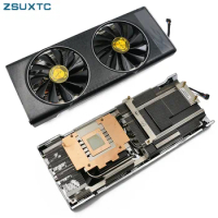 FDC10U12S9-C CF1010U12S RX 5700XT、RX-57XT86OD GPU Fan，For XFX Radeon RX5700 5700 XT THICC II Ultra Video card cooling heat sink