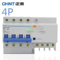 CHNT DZ47LE 4P 10A 16A 20A 25A 32A 40A 50A 60A Residual current Circuit breaker RCBO