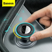 Baseus Dual USB Car Charger Fast Charging For iPhone Xiaomi 3.5mm AUX FM Transmitter Modulator Bluetooth 5.0 Wireless MP3 Player