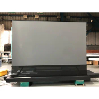 120inch Alr CBSP Material Gray UST Motorized Floor Rising Projector Screen for Ultra Short Throw Projector