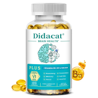 Didacat Vitamin B6 Health Supplement provides 30, 60, 120 capsules.