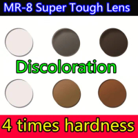Photochromic lens 1.56 1.61 1.67 Optical prescription lens discoloration UV protection men's and women's driving glasses MR-8 Su