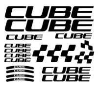 For CUBE Bike Stickers Vinyl Decal Frame Cycle Bicycle Tuning Rim Wheel Decal Sticker Logo Emblem