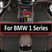 Car Floor Mats For BMW 1 Series MK2 F20 2012~2019 pets Rugs Protective Pad Luxury Leather Mat Accessories 116i 118i 116d