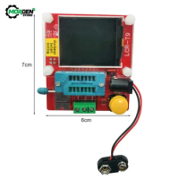LCR-T9 Transistor Meter TFT Graphic Display Tester Diode Capacitance Measure Electronic Component LCR Electrical Tools