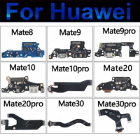 For Huawei Mate 7 8 9 10 20 30 20X USB Charging Dock Port Connector Charge Board Flex Cable Repair Part Mate 9 10 20 30 Pro Lite