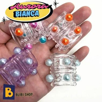 silikon cock ring mutiara / berbagai motif | Ready | Original 8 manik