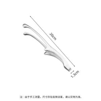 430韓式烤肉夾子不鏽鋼食物夾圓頭燒烤夾尖頭肉夾自助食物夾
