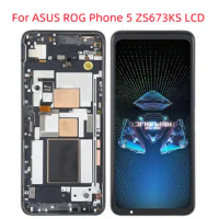 For asus rog phone 5 zs673ks lcd touch screen digitizer assembly for asus zs673ks i005da lcd