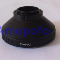 Amopofo OM-C Adapter,For Olympus OM Lens to C Mount 16mm Film Camera Adapter
