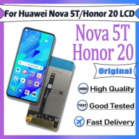 Original 6.26" For Huawei Honor 20 Honor20 LCD Display Touch Screen Digitizer Assembly Replacement For Huawei Nova 5T Nova5T LCD