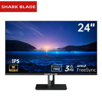 24 Inch 1K Monitor 75HZ Display LED Curved Screen Computer Gaming PC HD DP/HDMI Interface