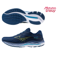 MIZUNO 美津濃 慢跑鞋 男鞋 運動鞋 緩震 一般型 RIDER 男慢跑鞋 藍 J1GC230353(1003)