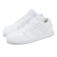 【NIKE 耐吉】休閒鞋 Wmns Air Jordan 1 Low 女鞋 男鞋 白 AJ1 一代 低筒(DV0990-111)
