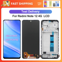 For Xiaomi Redmi Note 12 4G 6.67''For Redmi Note12 23021RAAEG LCD Display Touch Screen Digitizer Assembly Replacement