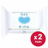 牛乳石鹼 - [ 無添加 ] 牛乳石鹼香皂 (100g x 2pcs)
