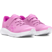 【UNDER ARMOUR】UA 女童 Charged Pursuit 3 慢跑鞋 運動鞋_3026714-600(粉色)