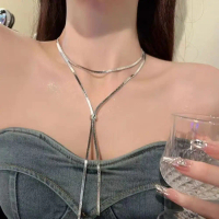 Perwatakan Bunga Kalung rama-rama Manis Vintaj Kalung Y2K Tassel Rantai Pinggang Bintang Choker wani