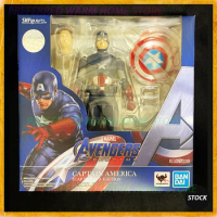 In Stock Originate BANDAI SHF Marvel Captain America CAP VS CAP EDITION Movable Model Toy S.H.FIGUARTS Avengers:Endgame