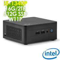 INTEL NUC 13代迷你電腦 (i5-1340P/16G/512SSD+2TB/W11P)