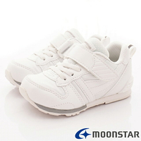 日本月星Moonstar機能童鞋-HI系列超機能穩定款2121PL1白色(中小童段)新款