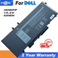 NEW 3HWPP 10X1J N2NLL Replacement Battery For Lat 5501 5401 5511 5510 5411 5410 Prc 3541 3551 3550 Laptop battery 15.2 V 68 Wh