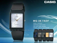 CASIO 簡約指針錶 學生錶 中性錶 橡膠錶帶 生活防水 MQ-38 ( MQ-38-7A )