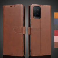Vivo T1x 4G Case Wallet Flip Cover Leather Case for Vivo T1X 4G Global 6.58" Pu Leather Bags Protective Holster Fundas Coque